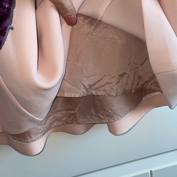 BCBGENERATION pale pink, sleeveless babydoll dress size small. - Picture 3 of 4